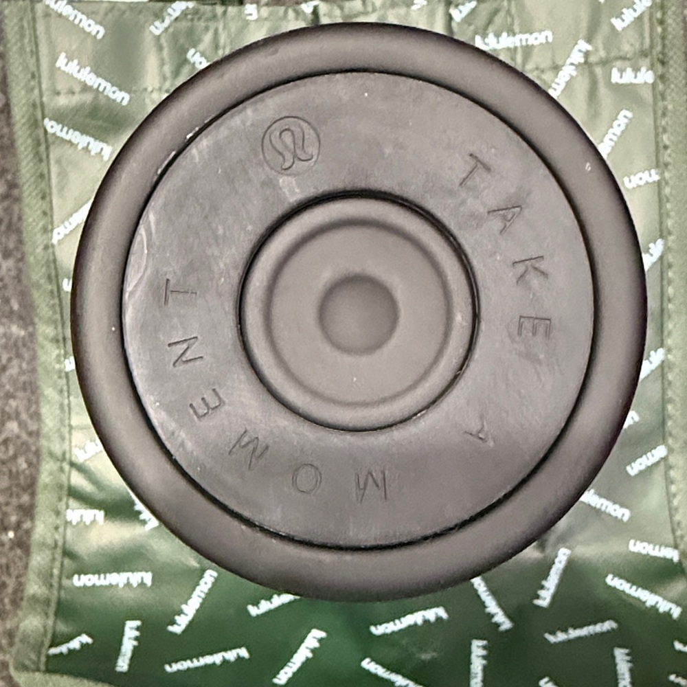Lululemon Black 16 oz Take a Moment Water Bottle with Tote - Picture 3 of 16